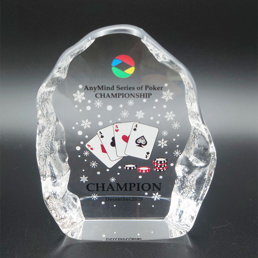 ポーカークリスタルトロフィー